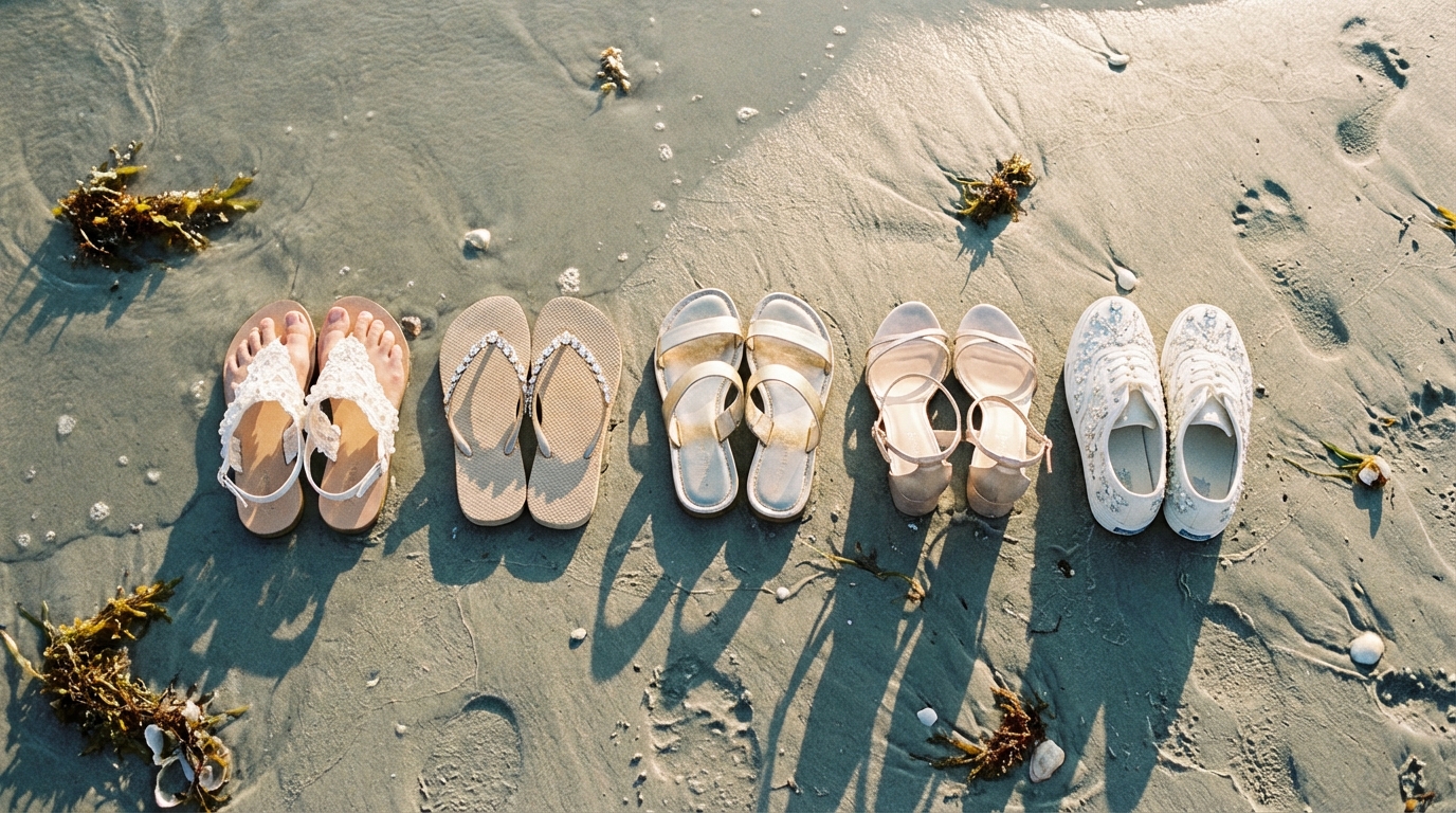 Beach Wedding Shoes: 5 Options Ranked by What Actually Works on Sand