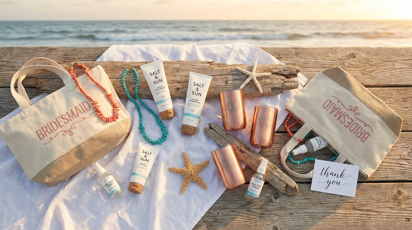 Beach Wedding Bridesmaid Gifts: 25 Thoughtful Ideas She'll Actually Use