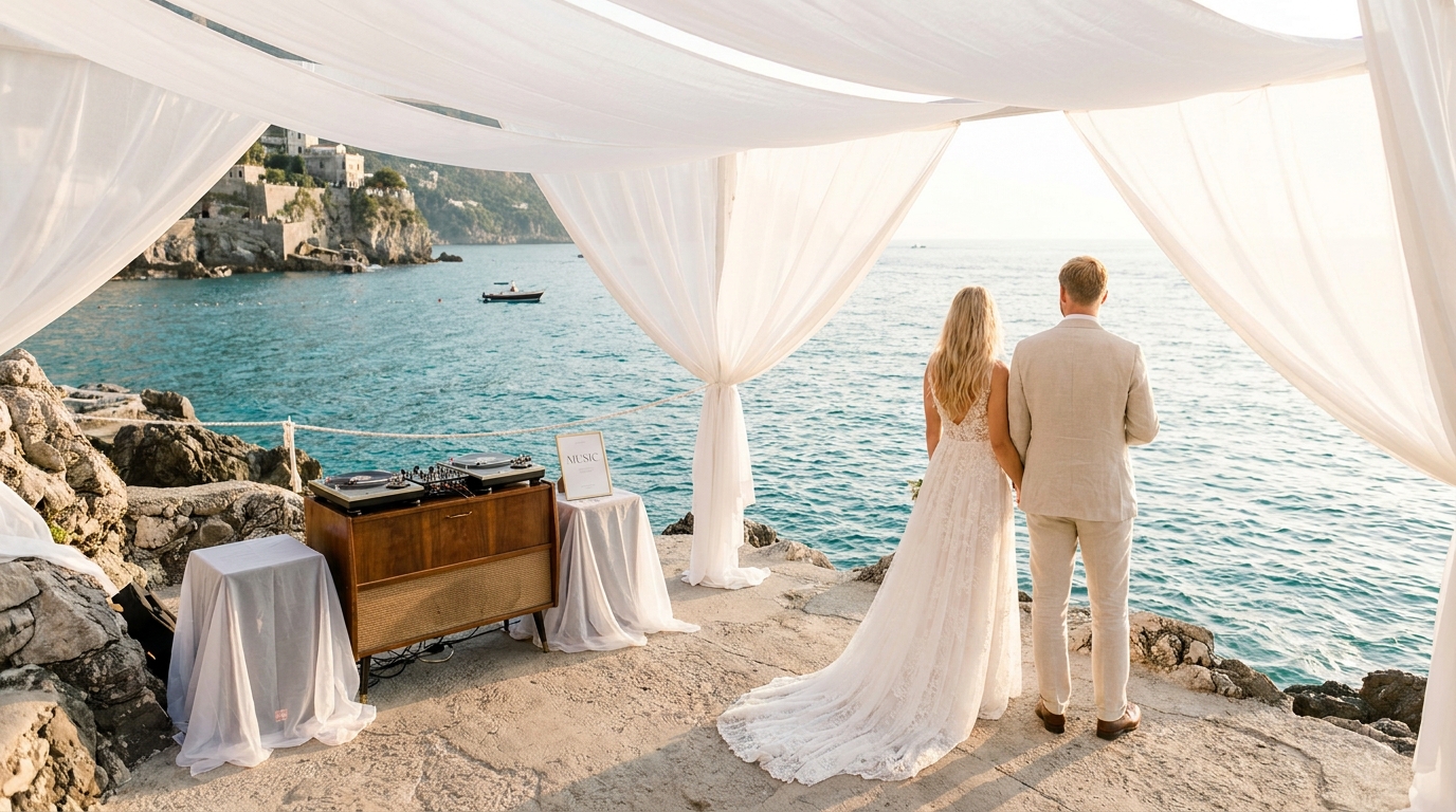 Amalfi Coast Wedding DJ: How to Find the Right One (+ What It Costs)