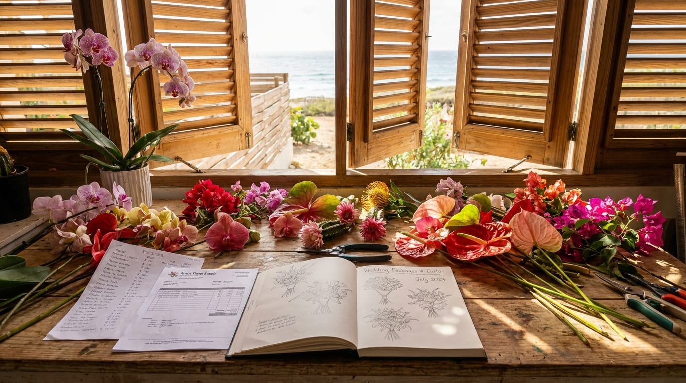 Aruba Wedding Florists: How to Find the Right One (+ What It Costs)