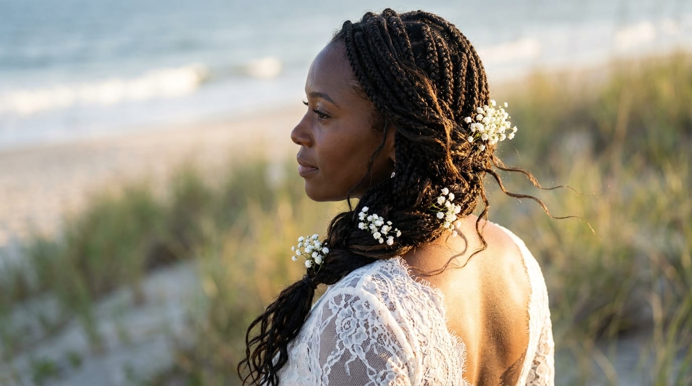 The Best Beach Wedding Hairstyles for Long Hair (With Real-World Advice)