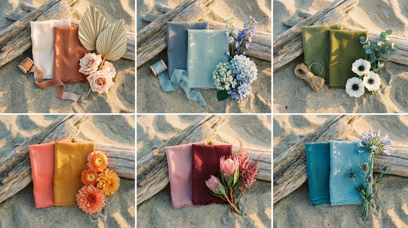 Beach Wedding Color Schemes That Actually Work (Not Just Look Pretty on Pinterest)