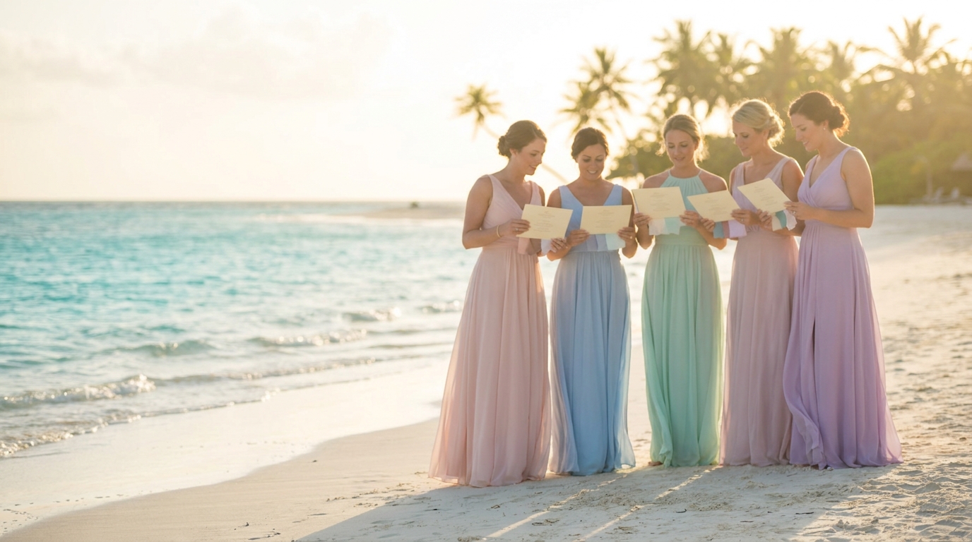 What Do Destination Wedding Bridesmaid Dresses Actually Cost?