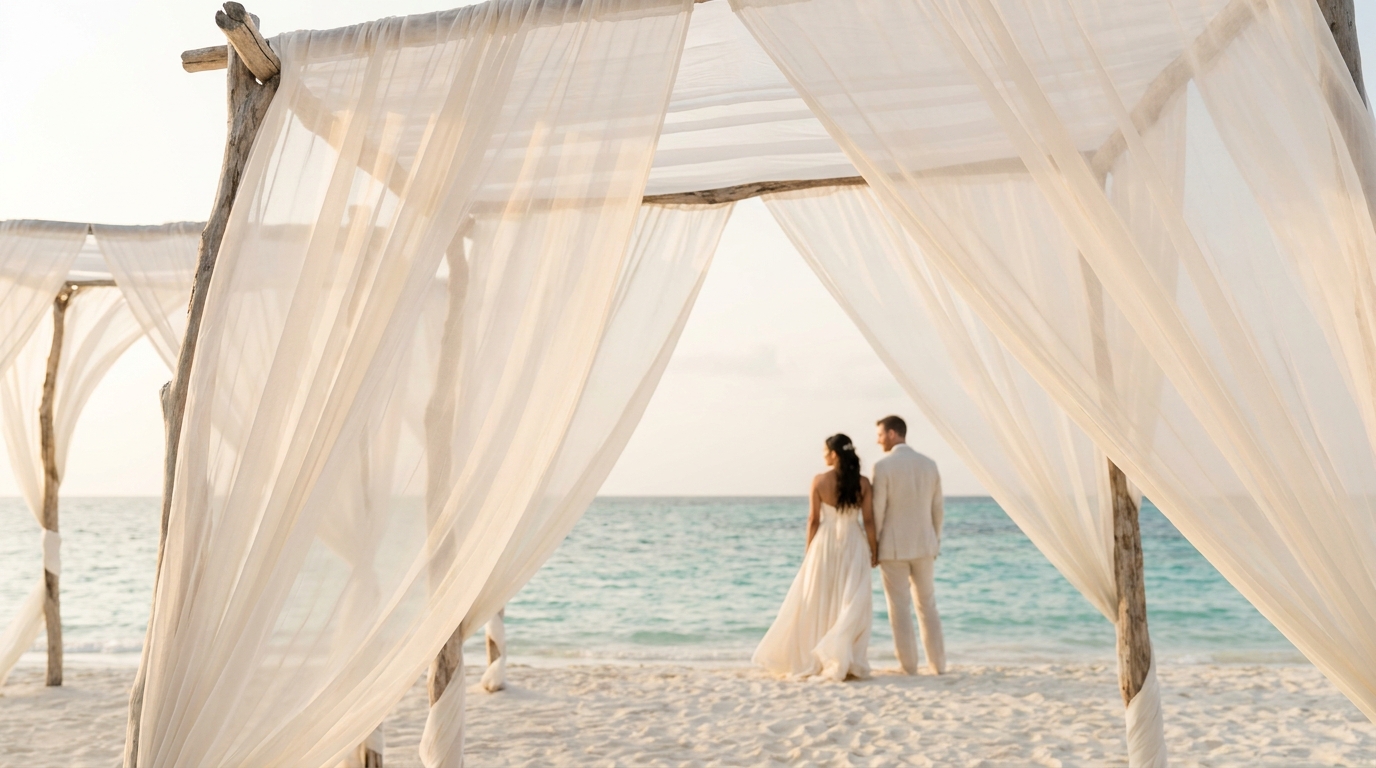 What Dress Code Language Works for Beach and Tropical Destination Weddings?