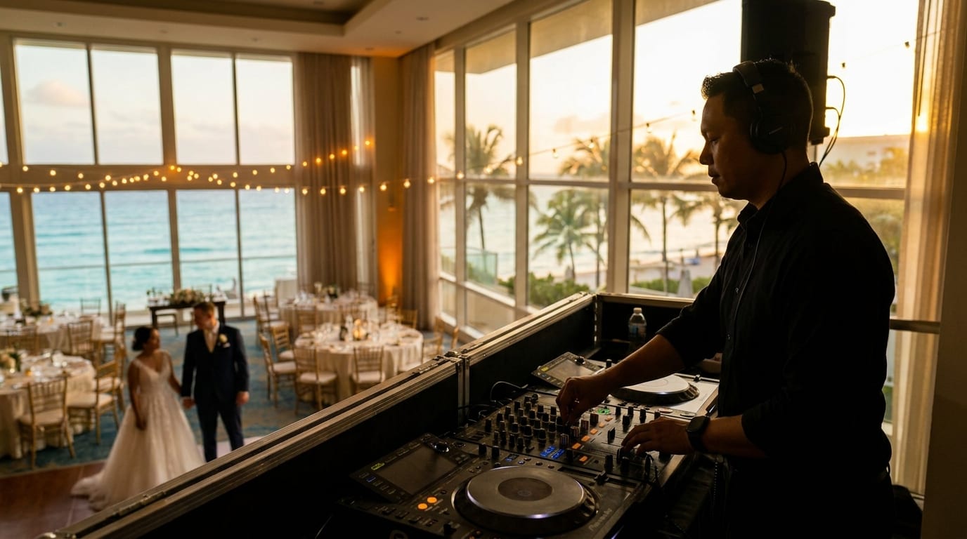 DJ in Cancun for Your Wedding: What It Costs, What to Ask & How to Find the Right One