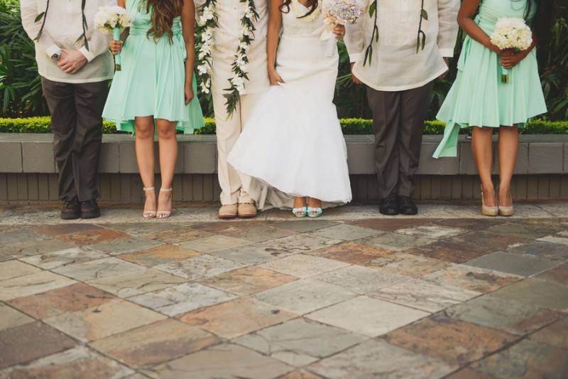 Courtney & Tim - Tiffany Blue is the New White