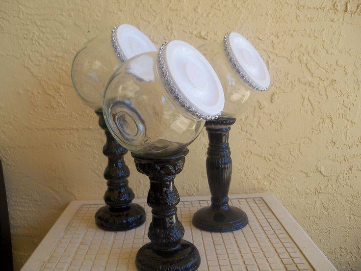 DIY Candy Buffet Jars on Pedestals — photo 2