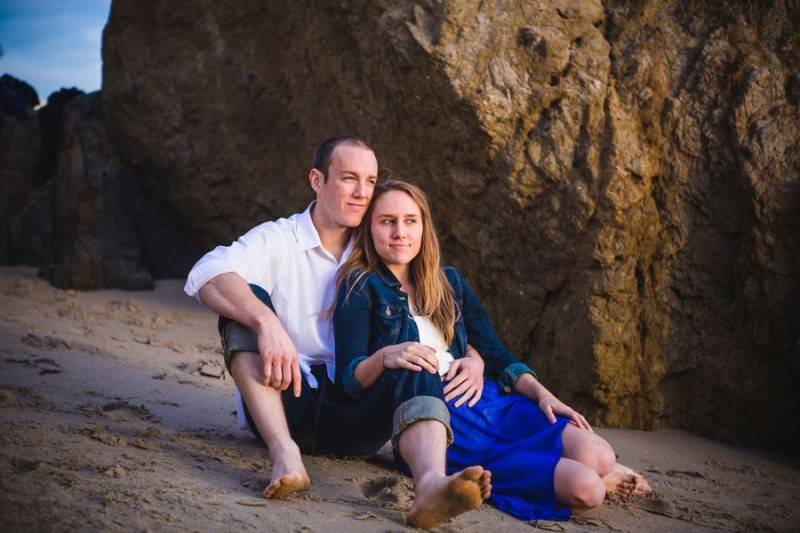 El Matador Beach & Placerita Canyon Engagement Shoot — photo 1