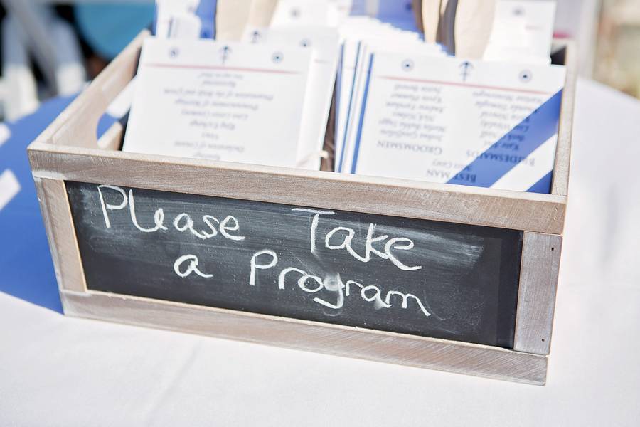 Pink and Navy Nautical Beach Wedding — photo 11