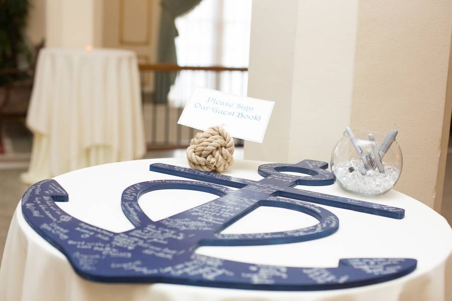 Pink and Navy Nautical Beach Wedding — photo 21