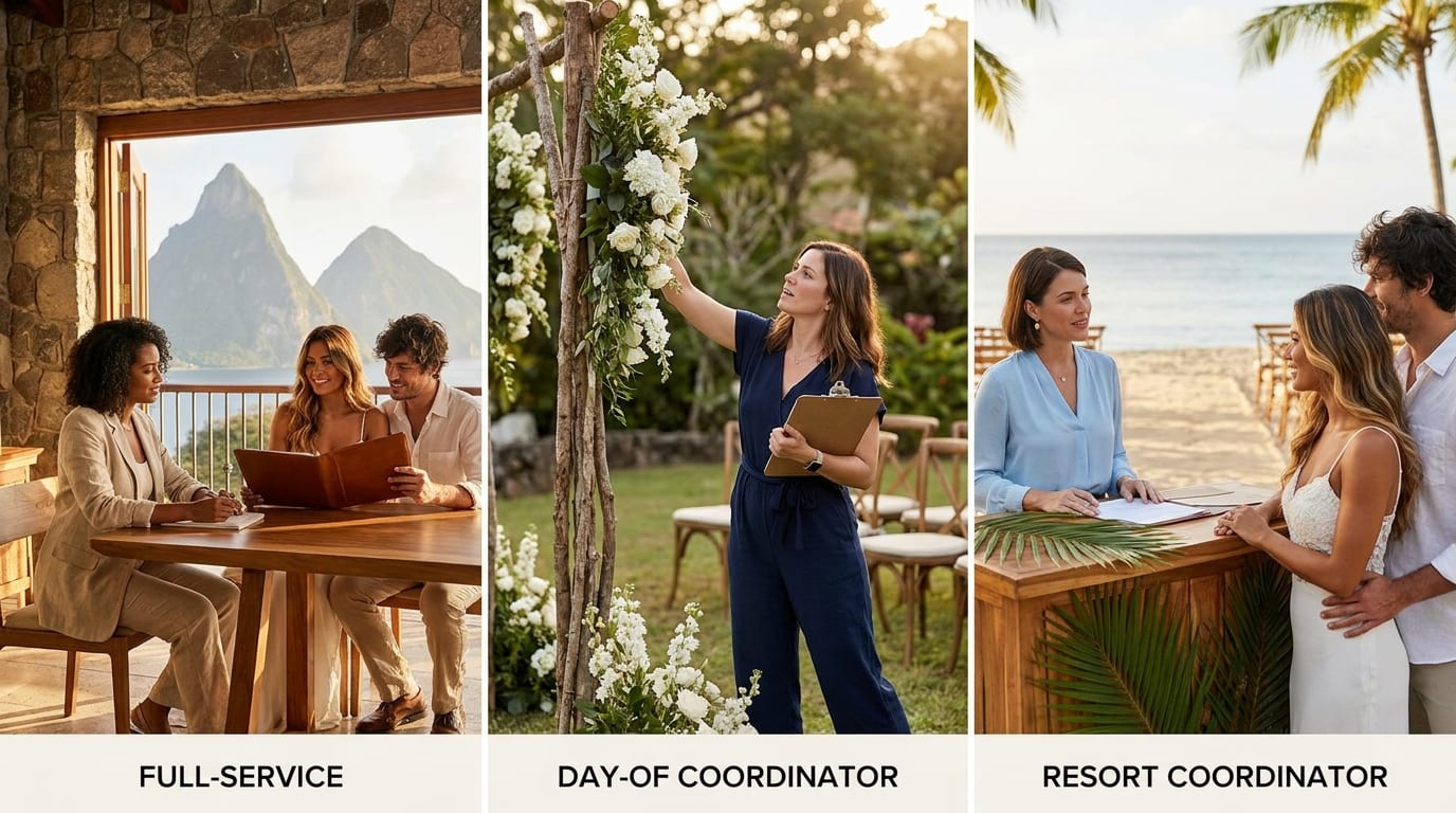Full-Service Planner vs. Day-of Coordinator vs. Resort Wedding Coordinator: Which Is Right for You?