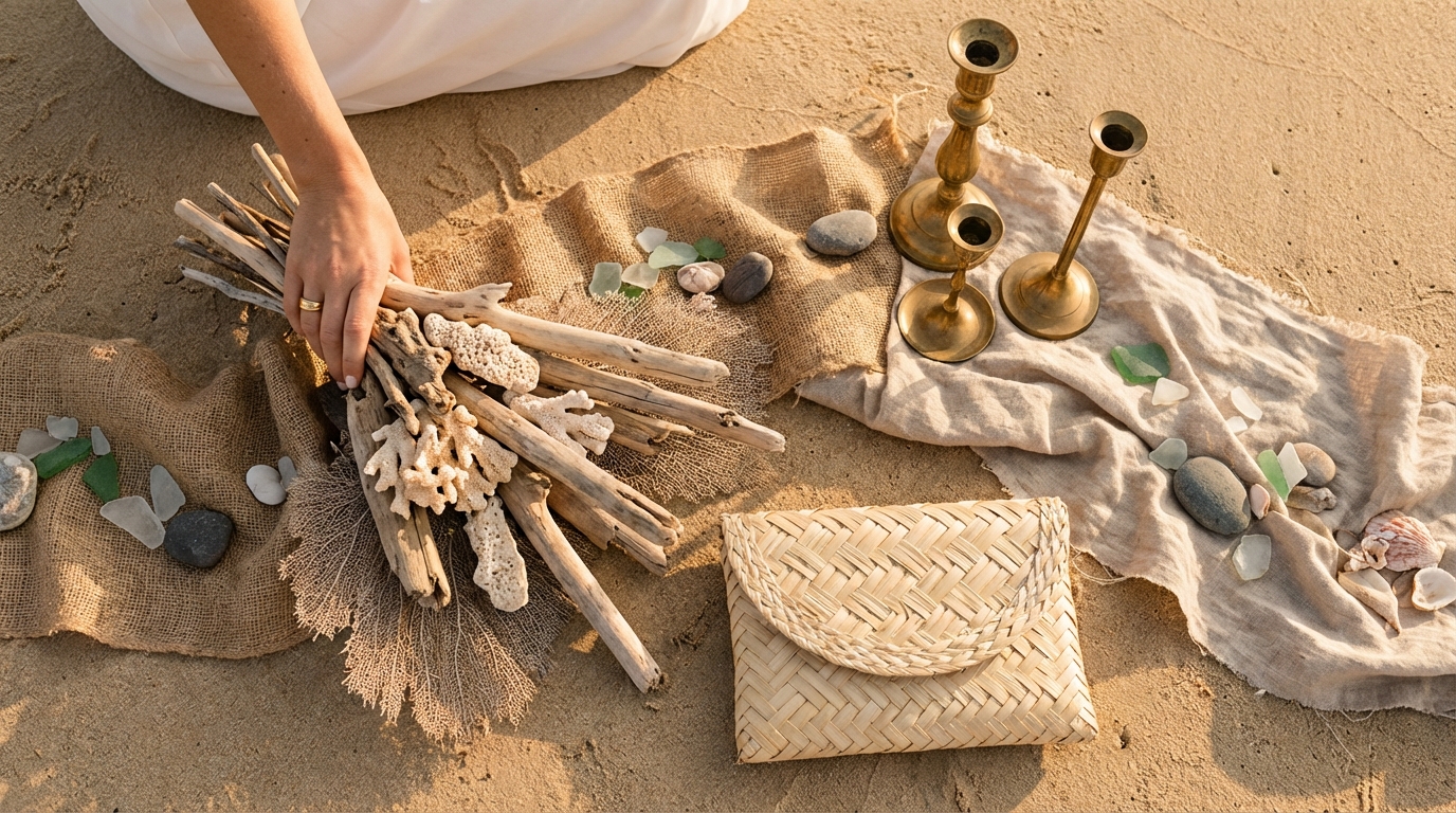 27 Unique Beach Wedding Ideas That Go Way Beyond Seashells and Flip-Flops