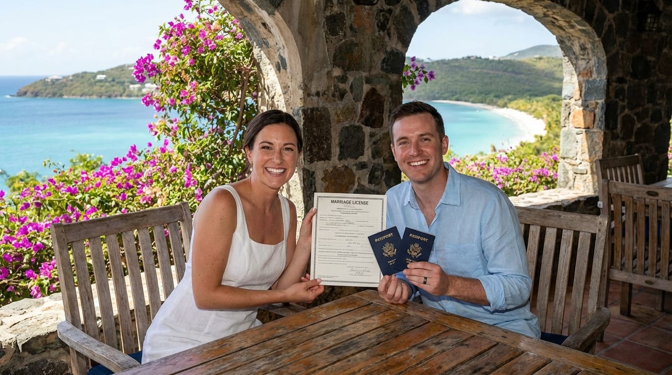 US Virgin Islands Destination Wedding Guide for Americans (2026): No Passport, No Problem